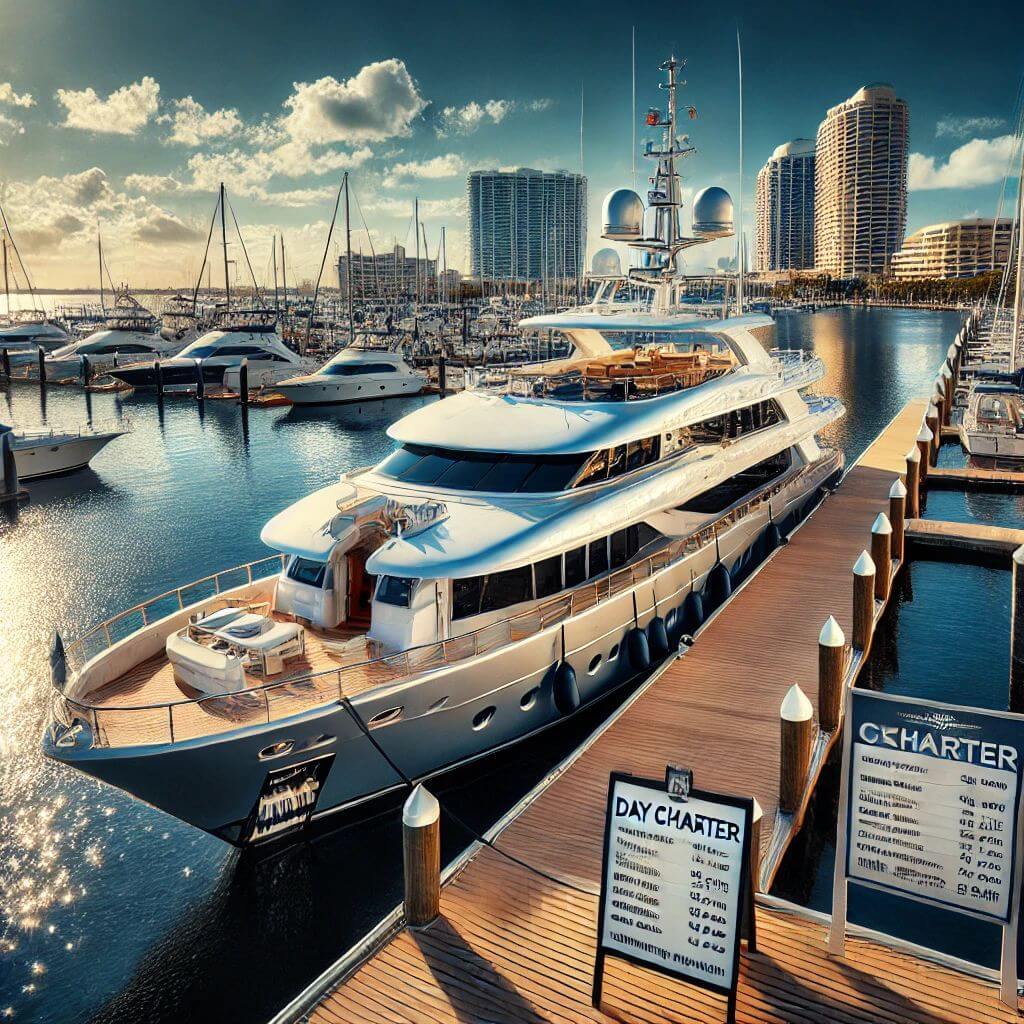 How much does it cost to charter a yacht in Tampa Bay?