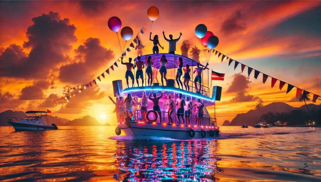 Sunset Party Boat Charter