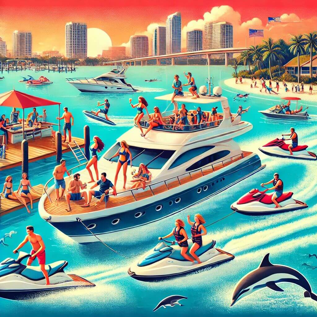 What activities can you enjoy during your yacht charter in Tampa Bay?