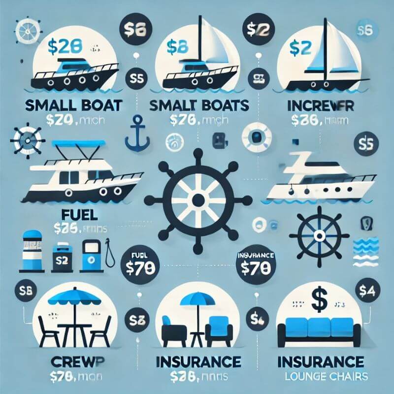 What are the costs associated with renting a boat?