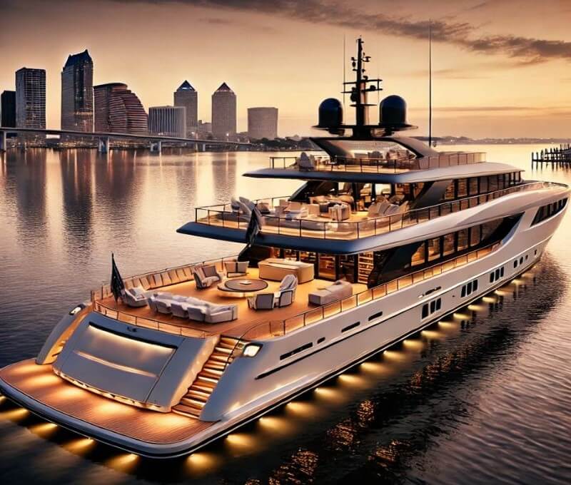 luxury yacht charter for special events in tampa by