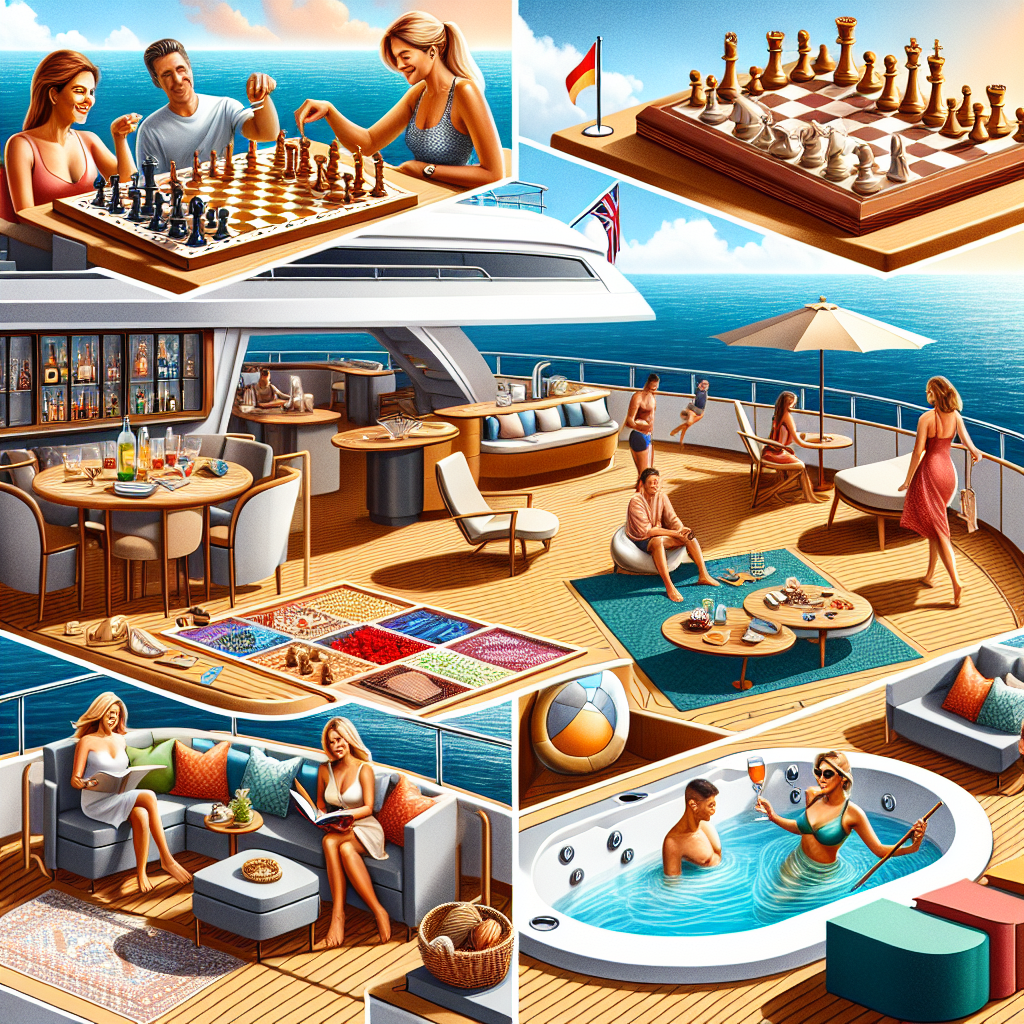 how to stay entertained on a yacht